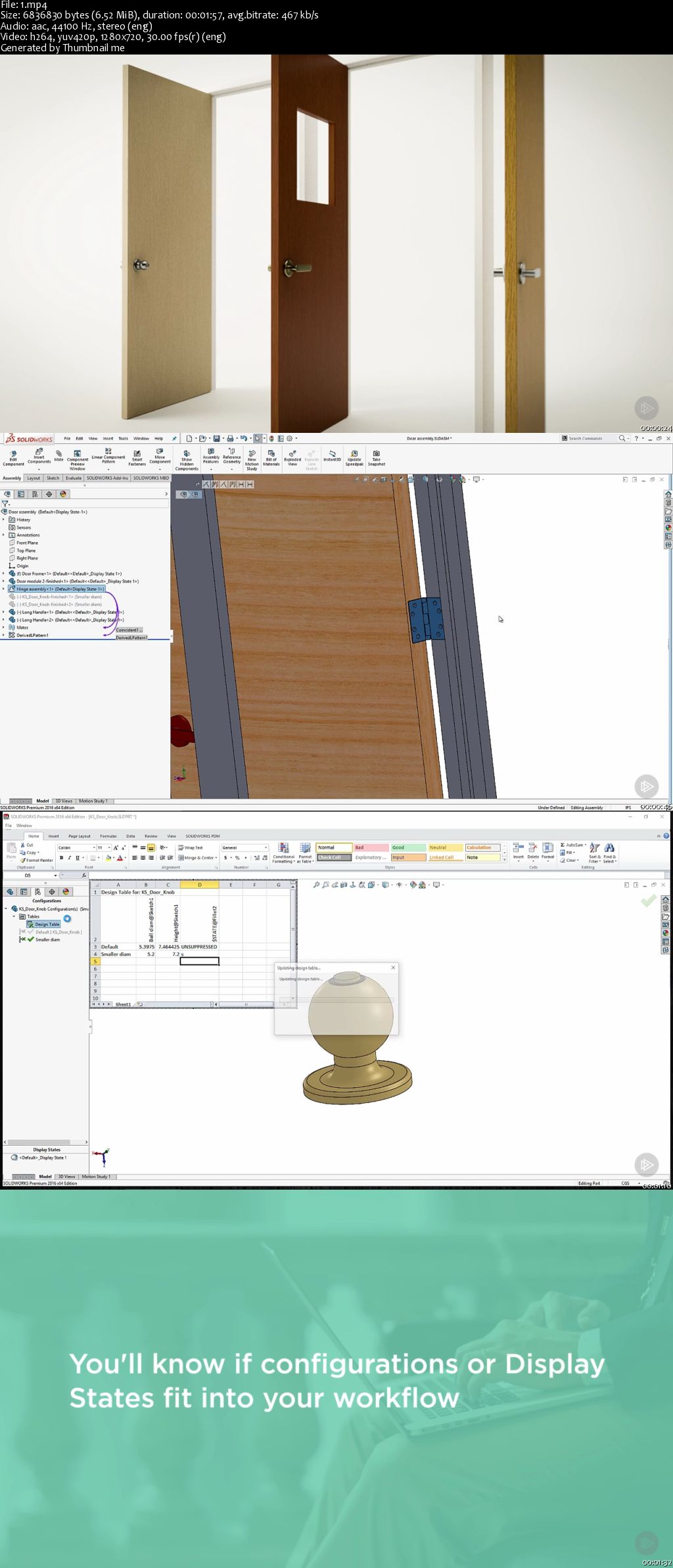 SOLIDWORKS Essentials - Configurations and Display States (2016)