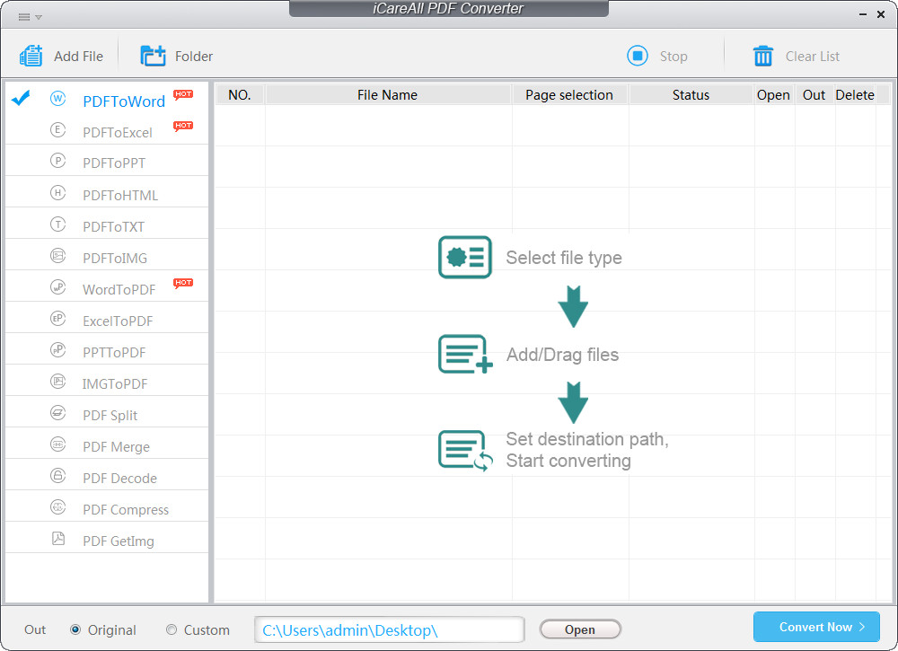 iCareAll PDF Converter 1.0