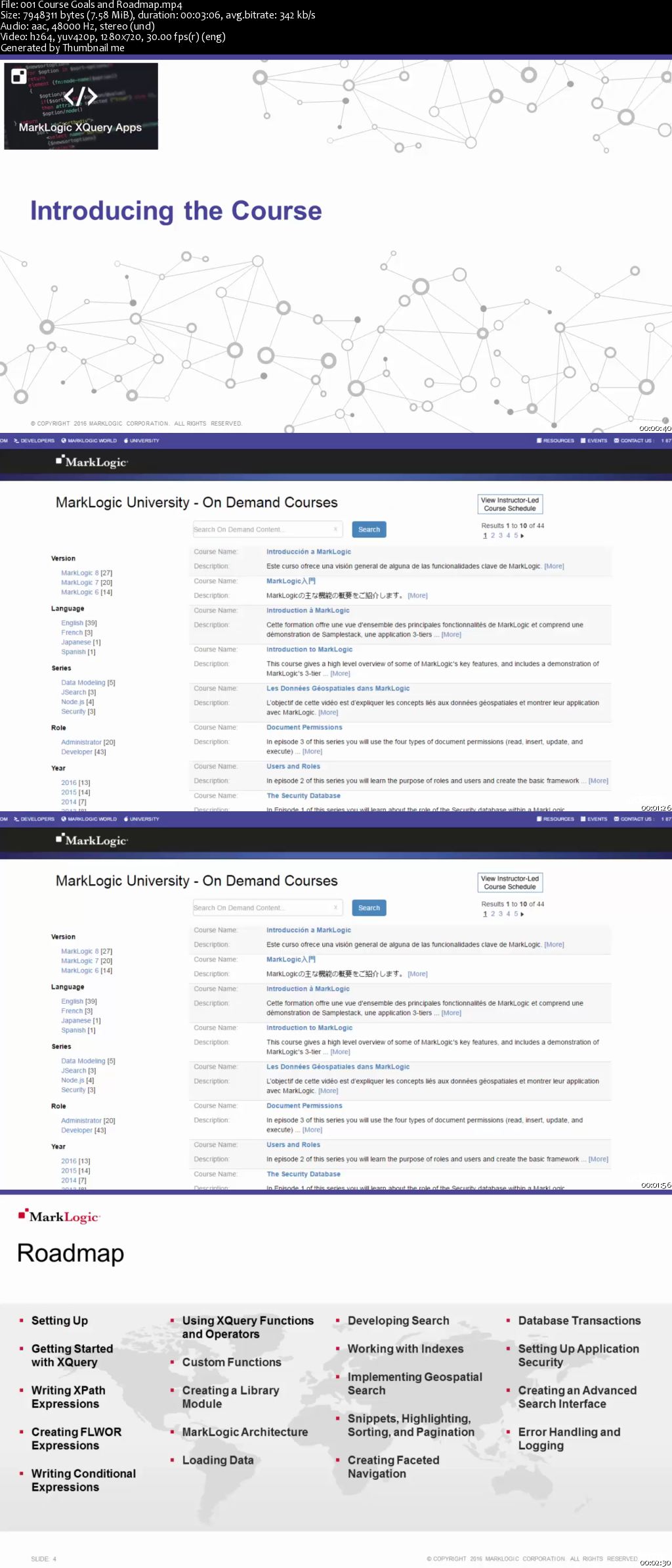 Building XQuery Apps with the MarkLogic NoSQL Database