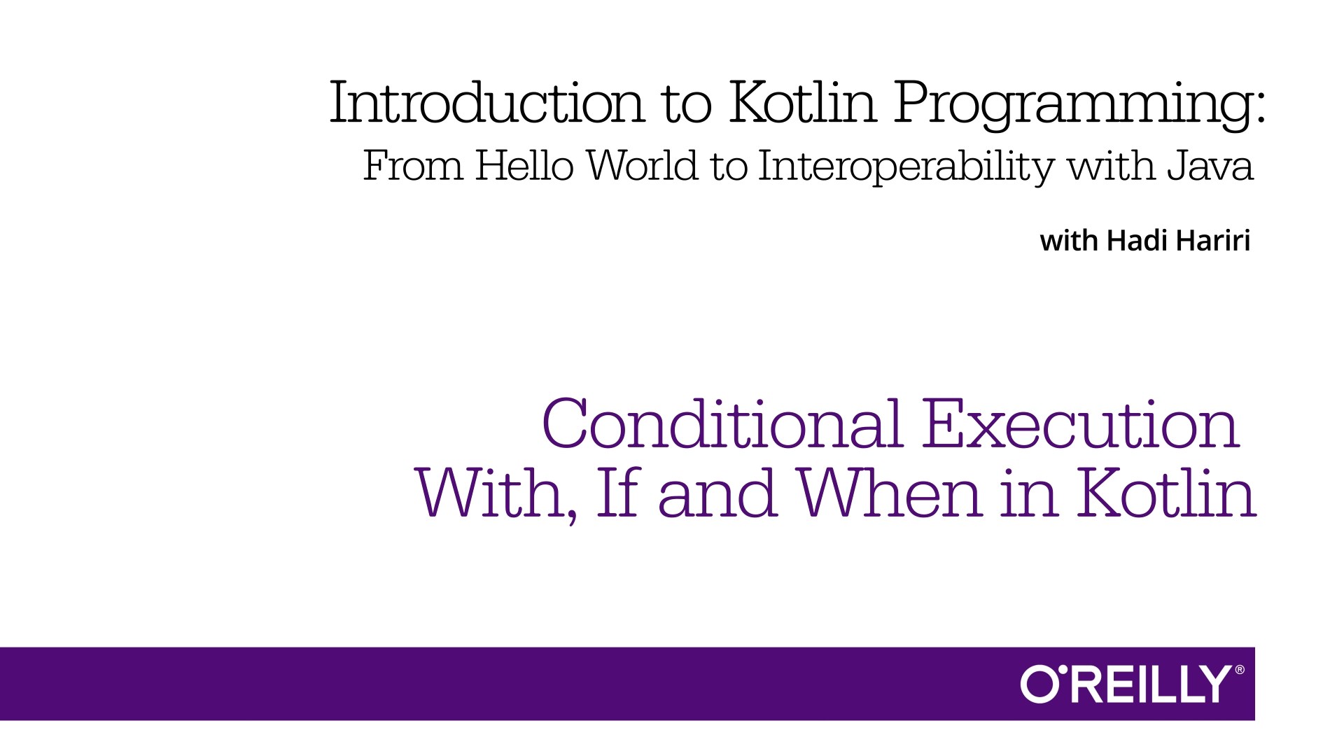 Introduction to Kotlin Programming