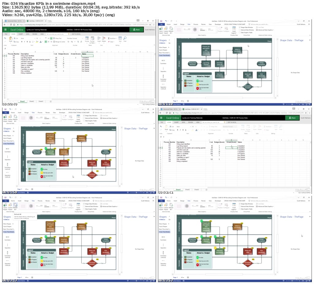 Lynda - Advanced Visio: Working with Data