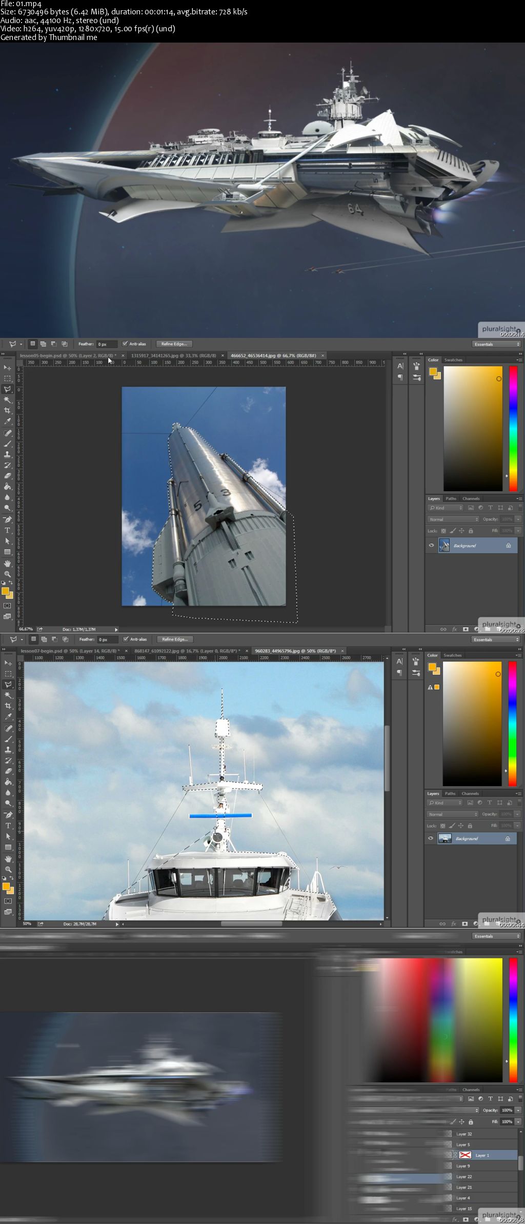 Photobashing an Interstellar Space Craft in Photoshop