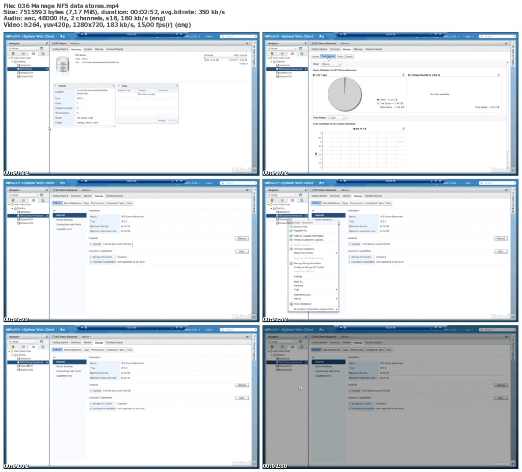 Lynda - Configuring and Administering Advanced VMware vSphere Storage