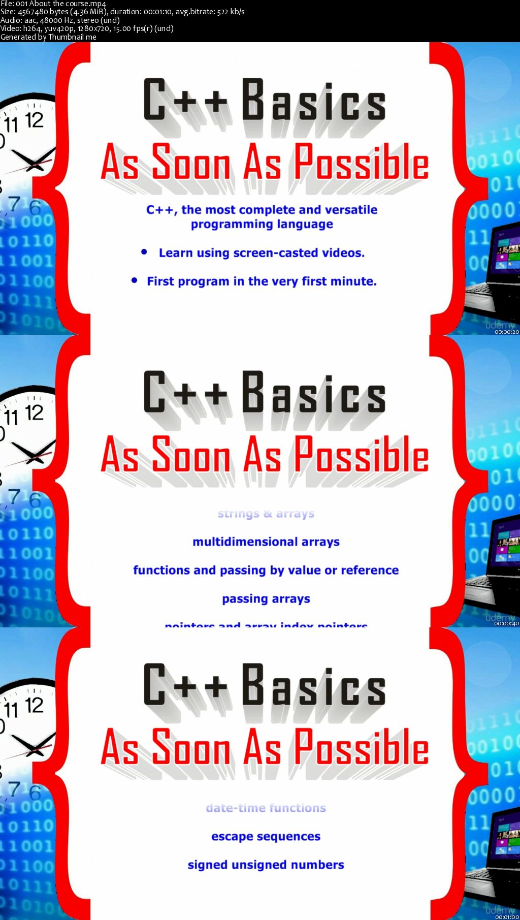 C++ Basics - As Soon As Possible (2016)