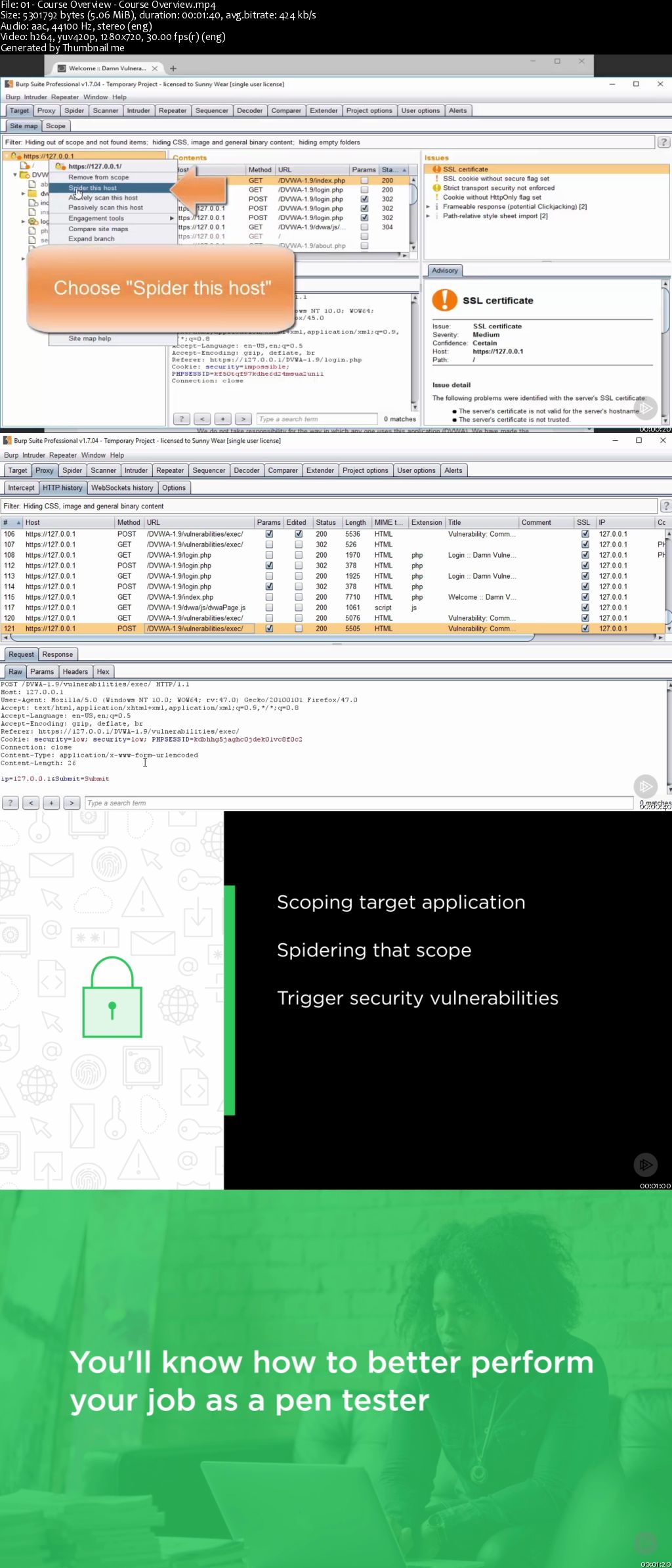 Web Application Penetration Testing with Burp Suite (2016)