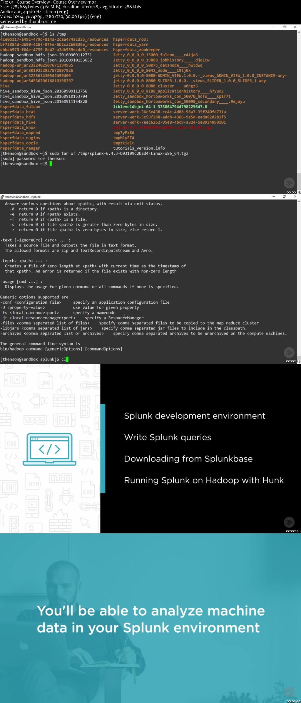 Analyzing Machine Data with Splunk (2016)