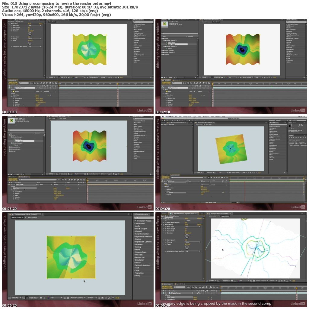 Lynda - After Effects Apprentice 08: Nesting and Precomposing (updated Nov 09, 2016)