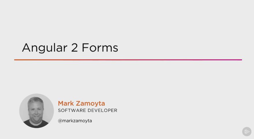 Angular 2 Forms (2016)