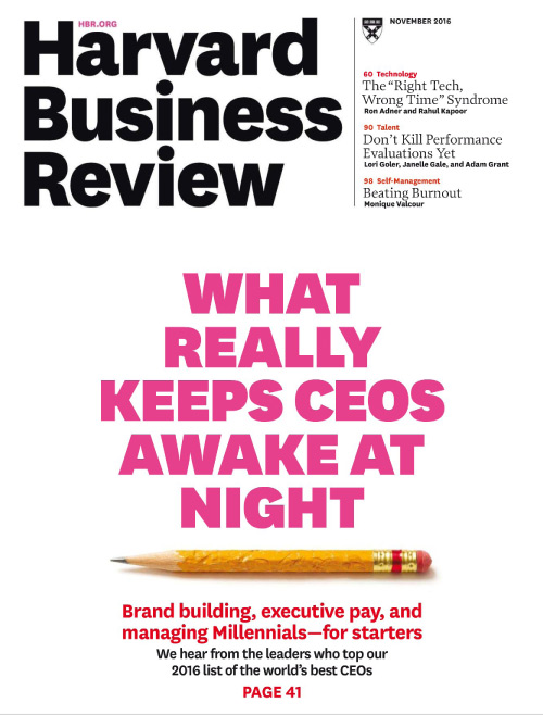 Harvard Business Review – November 2016-P2P