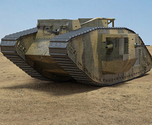 Hum3D – Mark V 3D model Tank