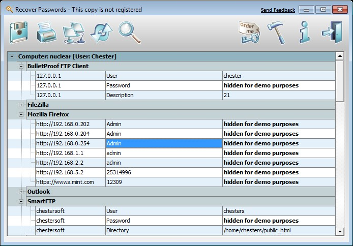 Nuclear Coffee Recover Passwords 1.0.0.17 Multilingual