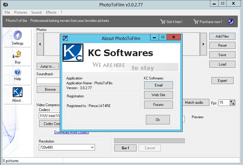 KC Software PhotoToFilm v3.0.2.77 Portable