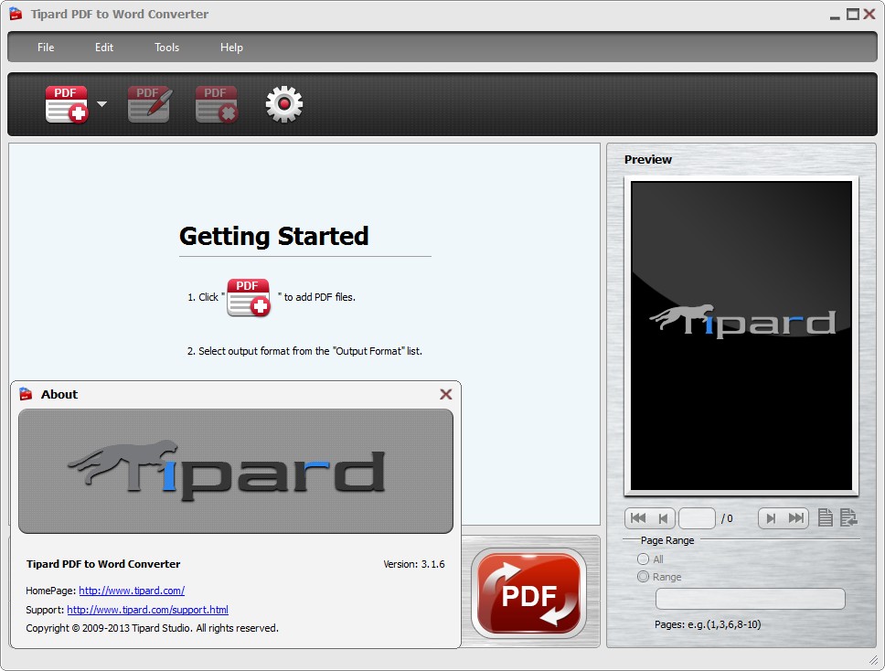 Tipard PDF to Word Converter 3.1.6.17090