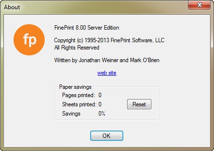 FinePrint 8.00 Server Edition