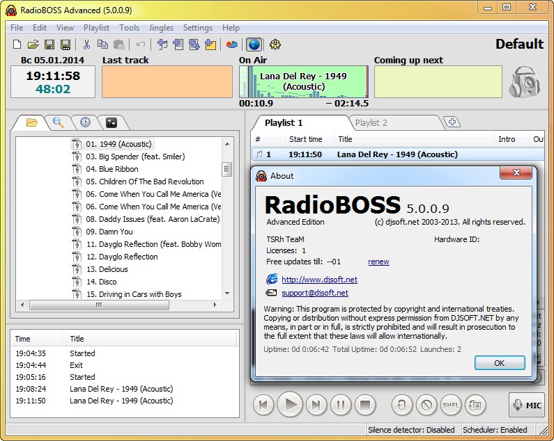 RadioBOSS Advanced 5.0.0.9