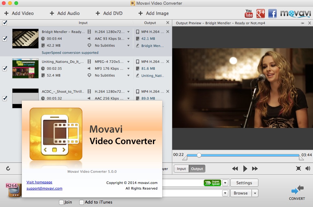 Movavi Video Converter for Mac 5.0.0 Multilangual Mac OS X