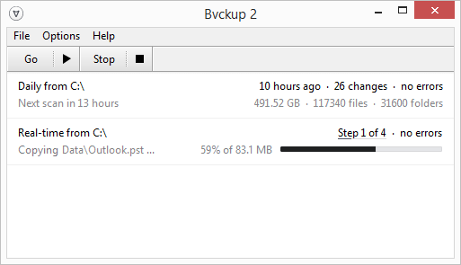 Bvckup 2 Release 74.5 Professional