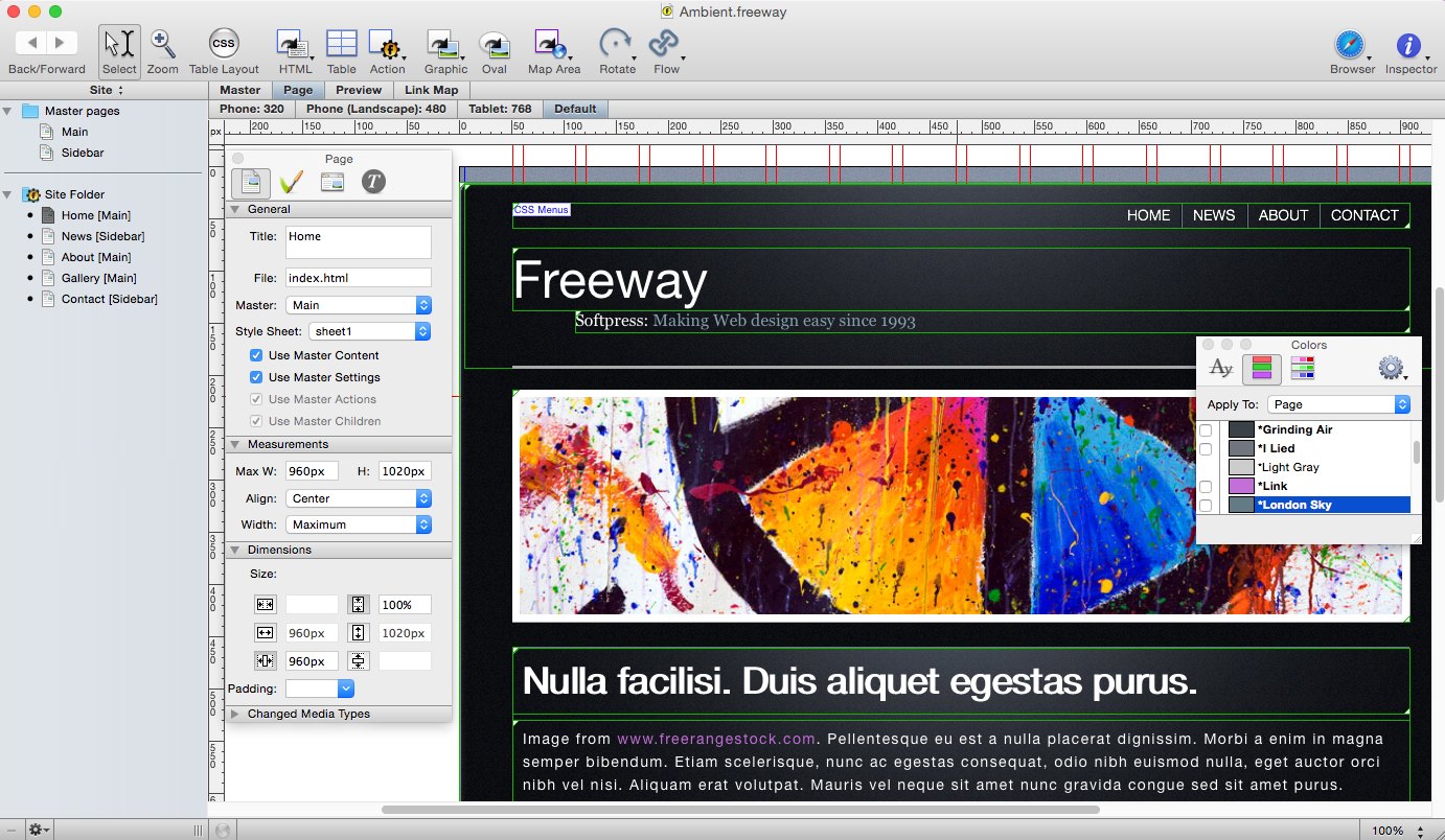 FreeWay Pro 7.0.4 Multilangual Mac OS X