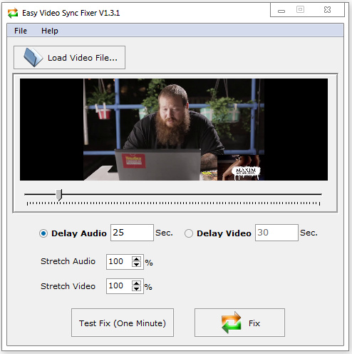 Easy Video Sync Fixer 1.3.1