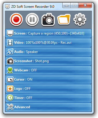 ZD Soft Screen Recorder 9.0