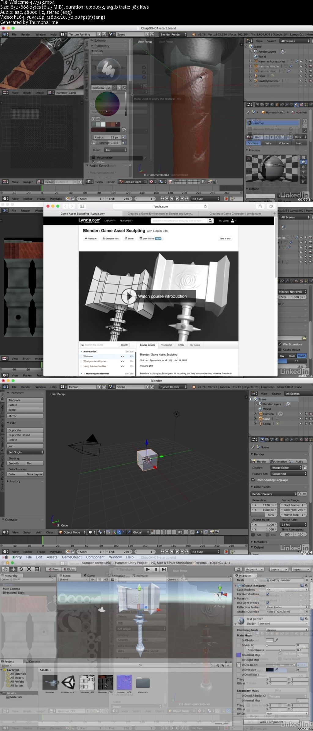 Lynda - Blender: Game Asset Textures