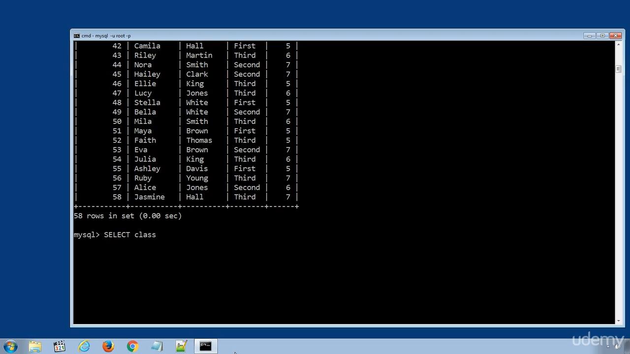 SQL Tutorial: Learn SQL with MySQL Database -Beginner2Expert