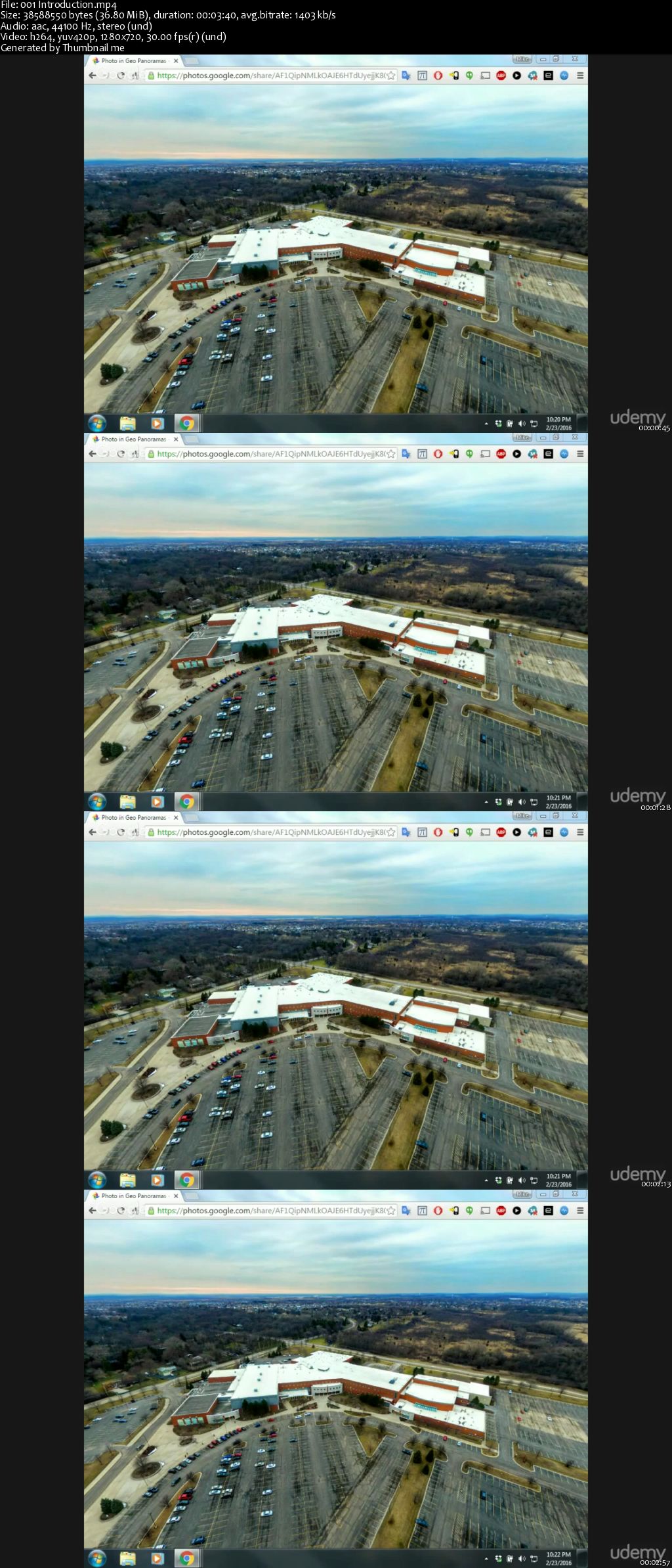 UAV Drone Photos to Google Street Contributor