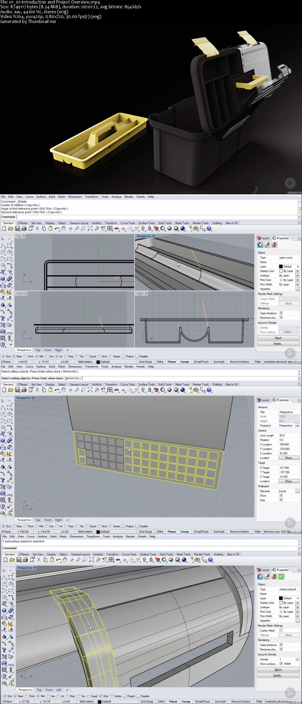 Pxxx - Creating and Joining Solid Geometry with Simple Tools in Rhino