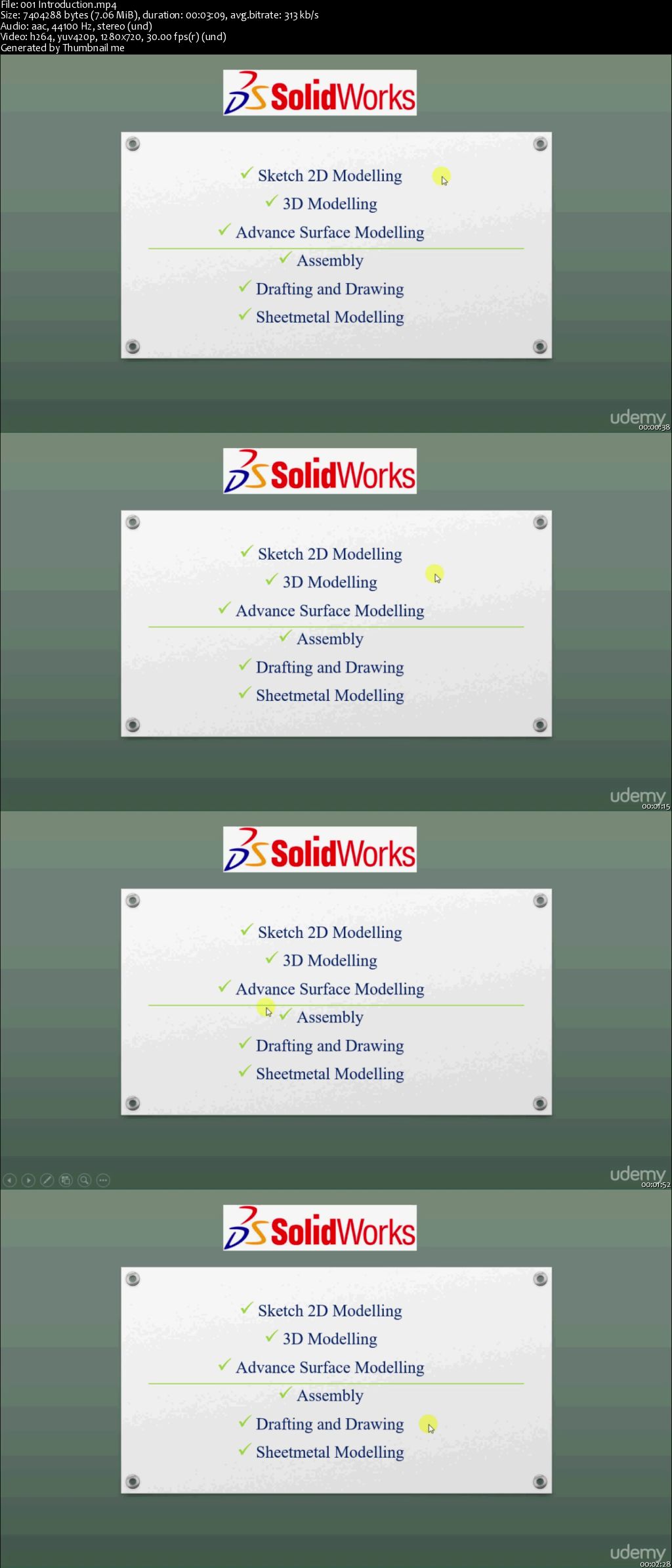 Solidworks 2016 Complete Course From Scratch