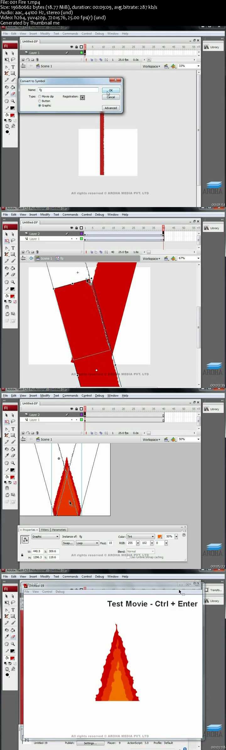 2D Digital Animation with Flash Part-3 (Visual Effects)