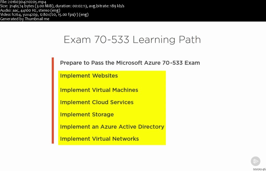 Preparing to Pass the Microsoft Azure 70-533 Exam