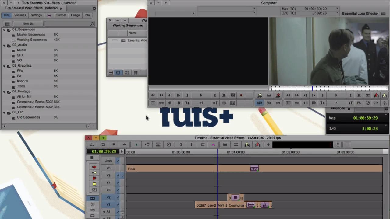 Tutsplus - Essential Video Effects in Avid Media Composer