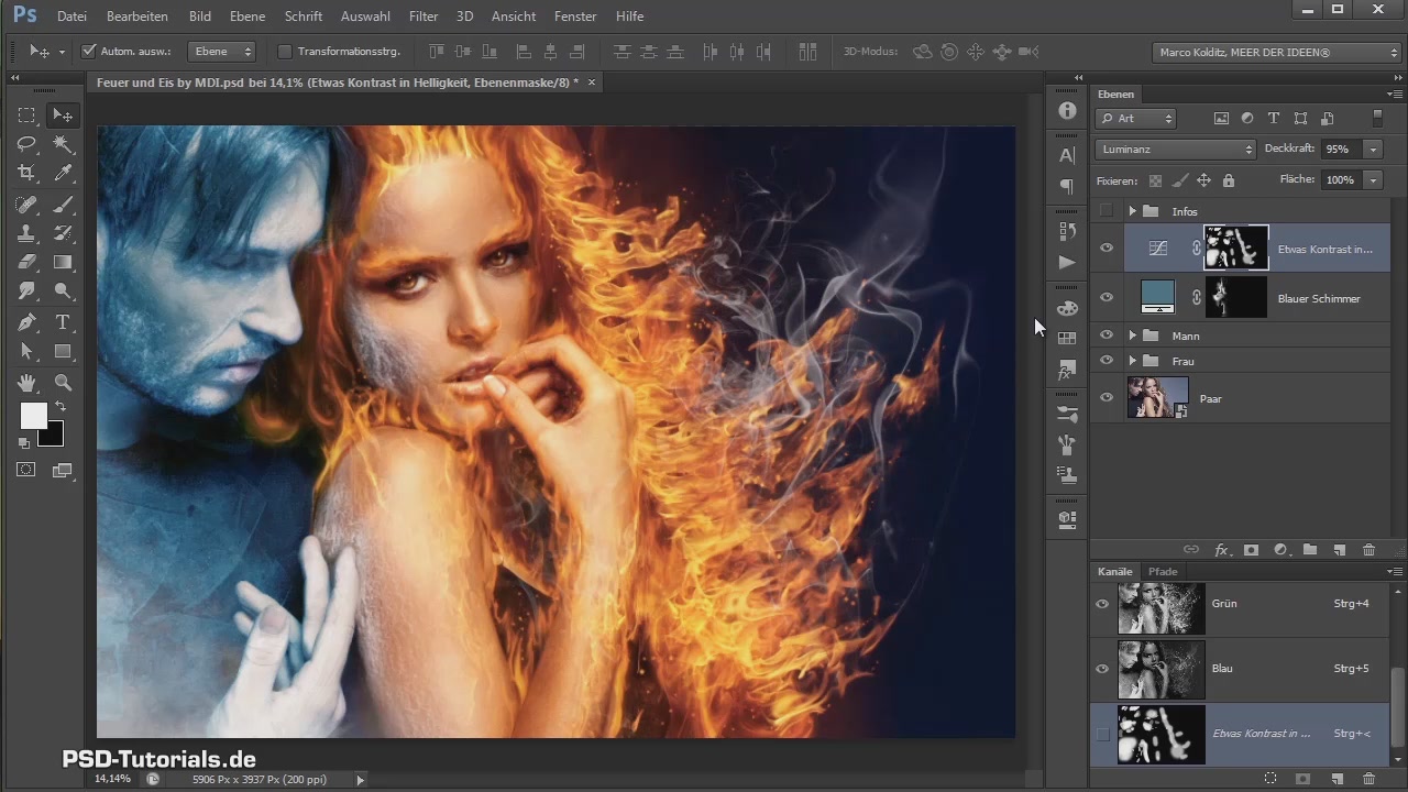 PSD Tutorials - Composings in Photoshop