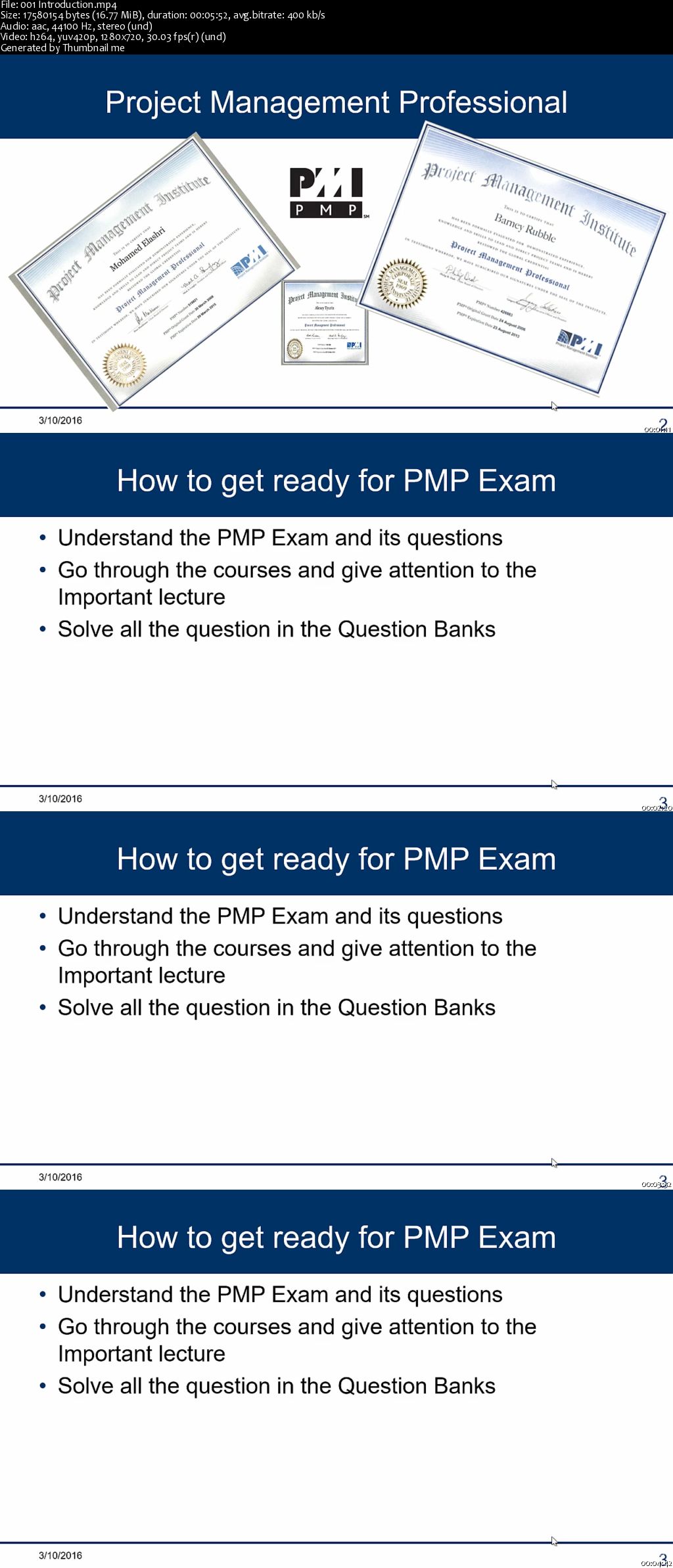 PMP Exam Preparation