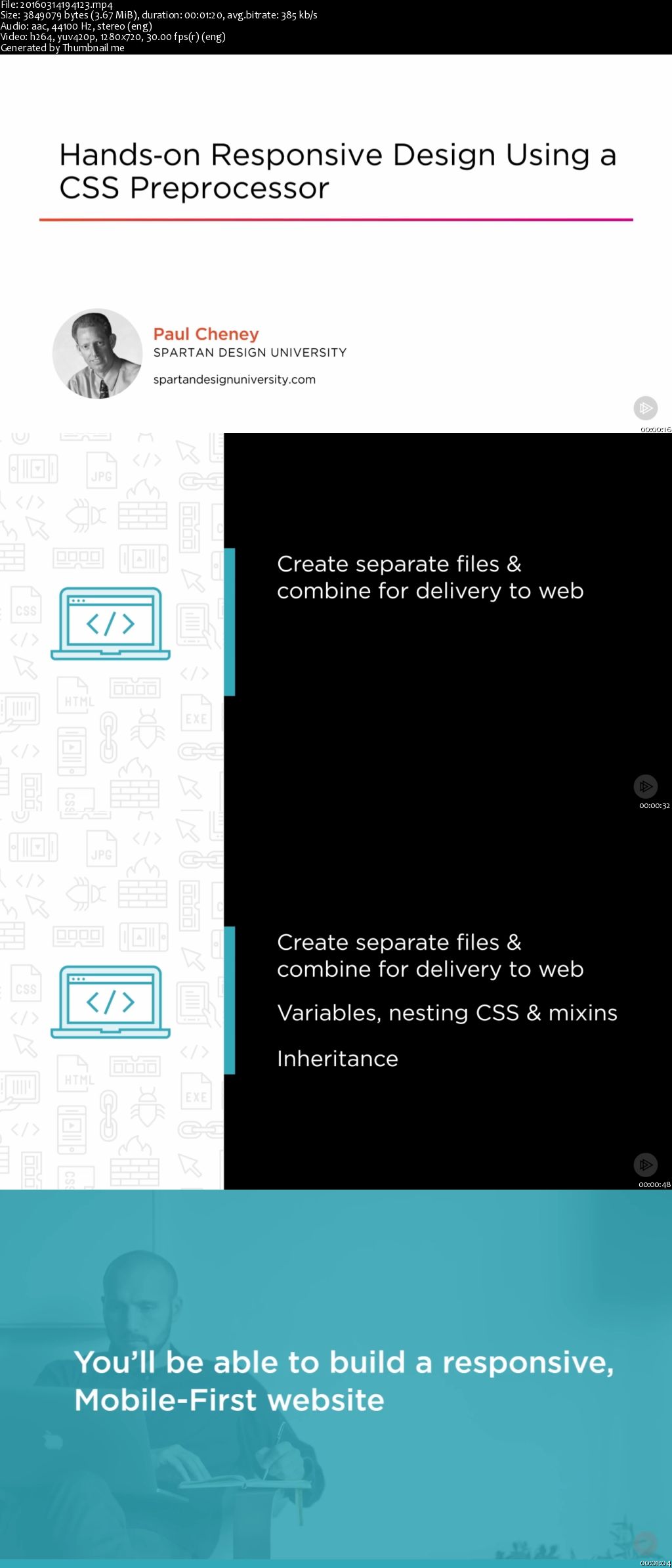 Hands on Responsive Design Using a CSS Preprocessor