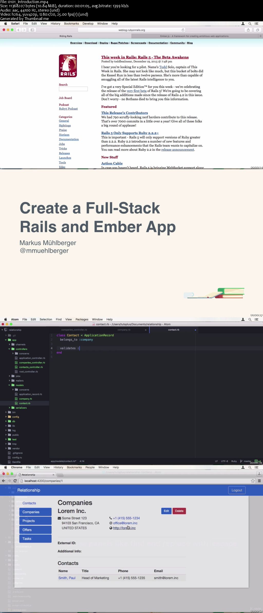 Create a Full-Stack Rails and Ember App