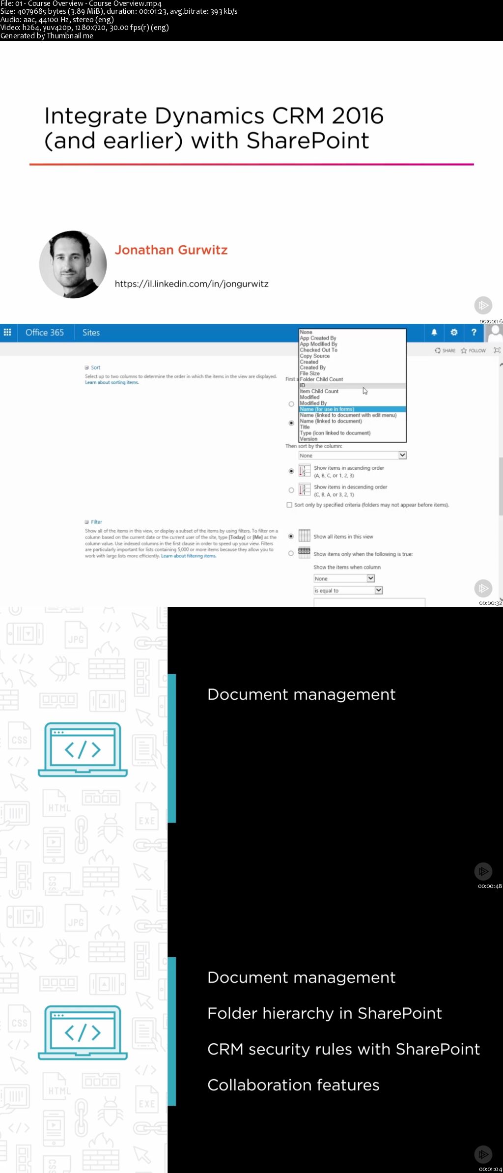 Integrate Dynamics CRM 2016 (and earlier) with SharePoint