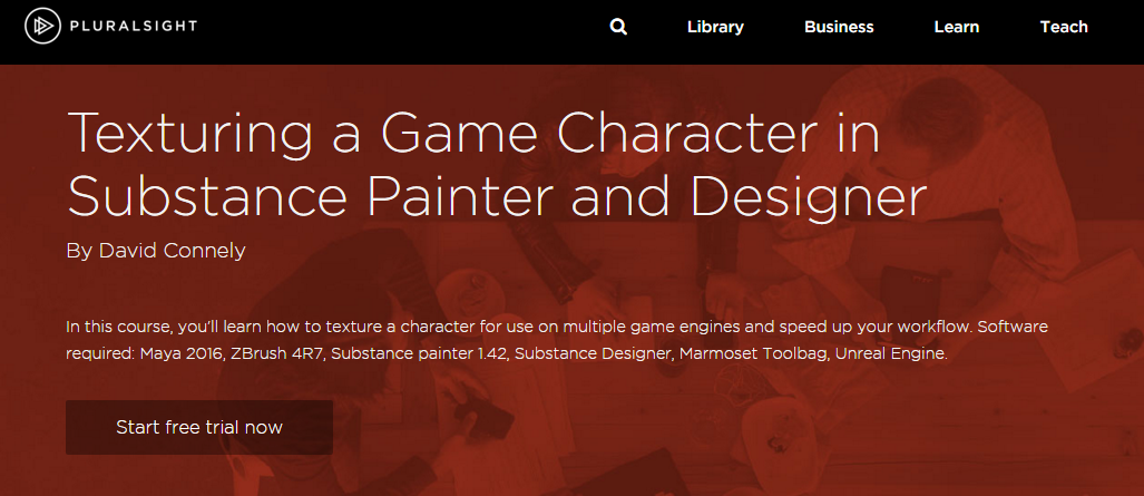 Texturing a Game Character in Substance Painter and Designer with David Connely (2016)