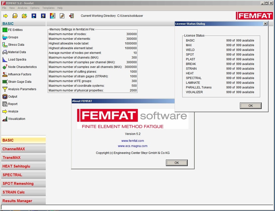 ECS FEMFAT 5.1-5.2 Suite