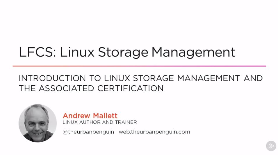 LFCS: Linux Storage Management