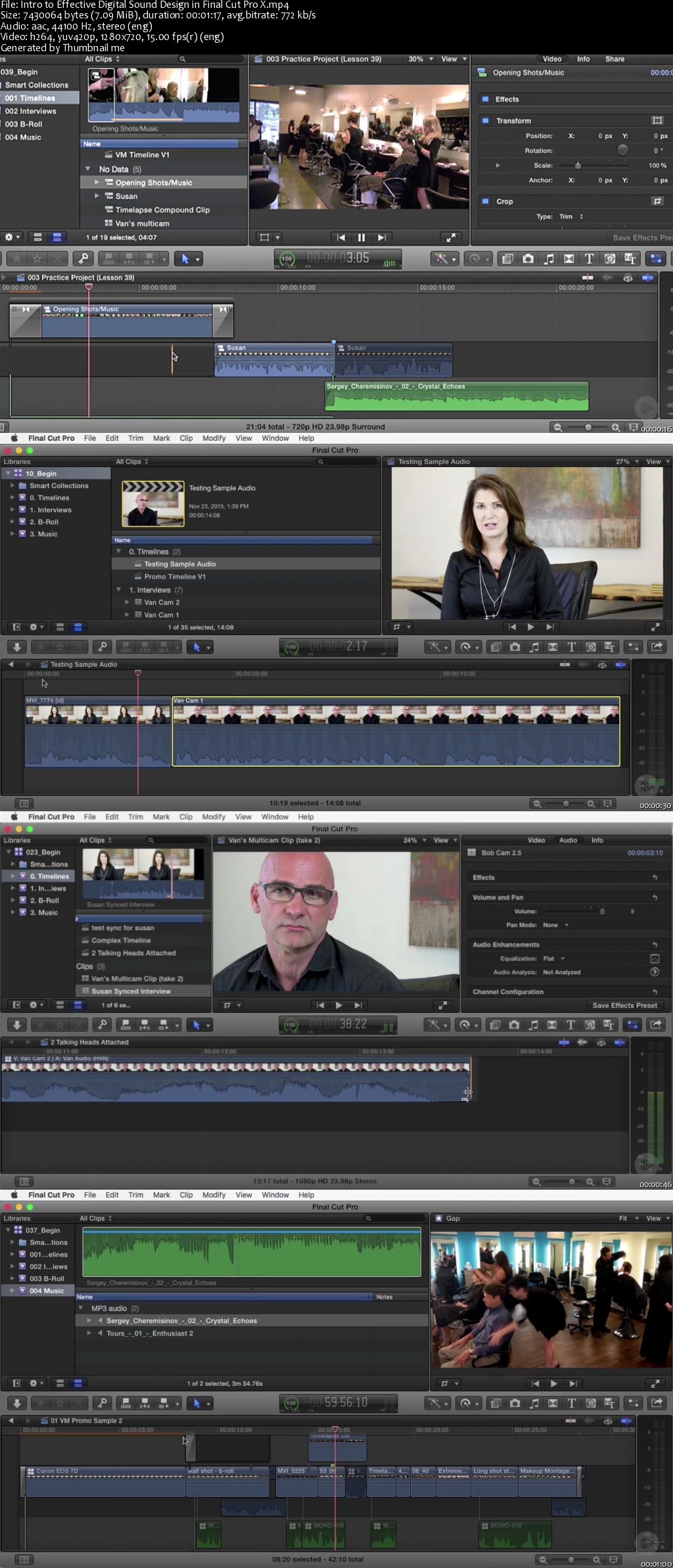 Intro to Effective Digital Sound Design in Final Cut Pro X