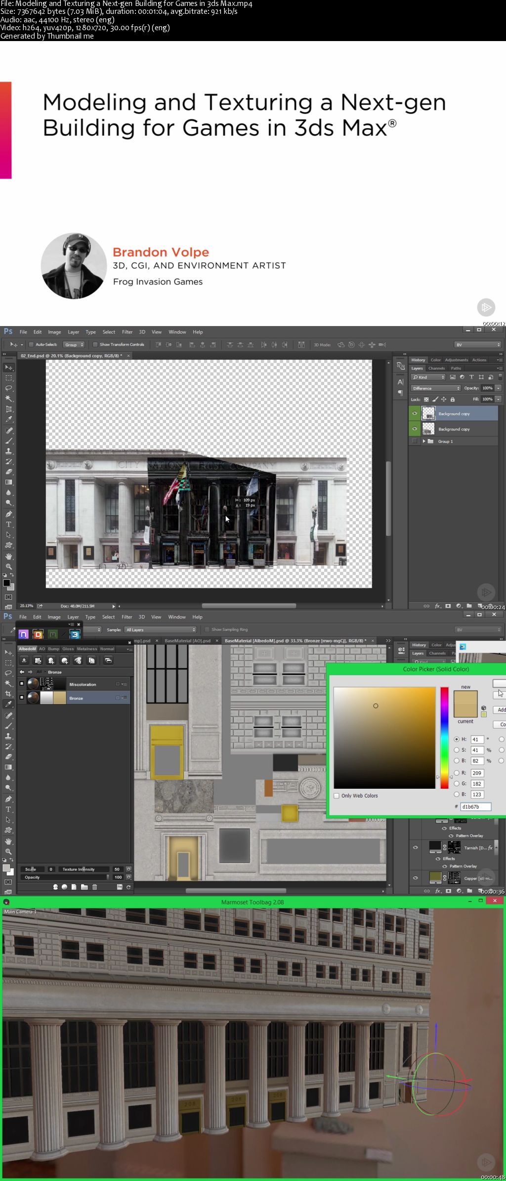 Modeling and Texturing a Next-gen Building for Games in 3ds Max