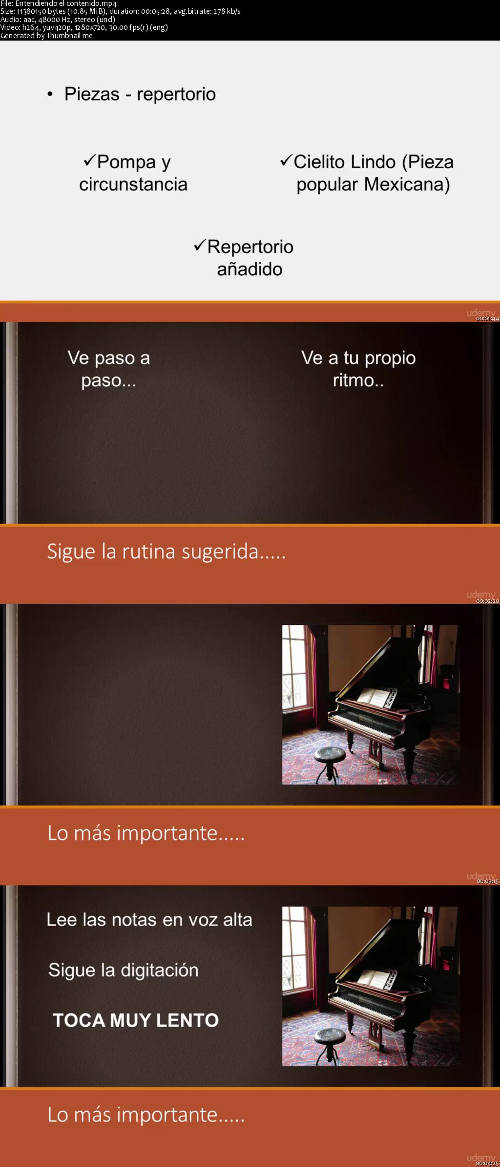 Aprendiendo Piano: Tocando piezas populares Vol.II