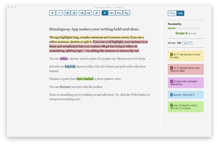 Hemingway Editor 2.0.1 Mac OS X