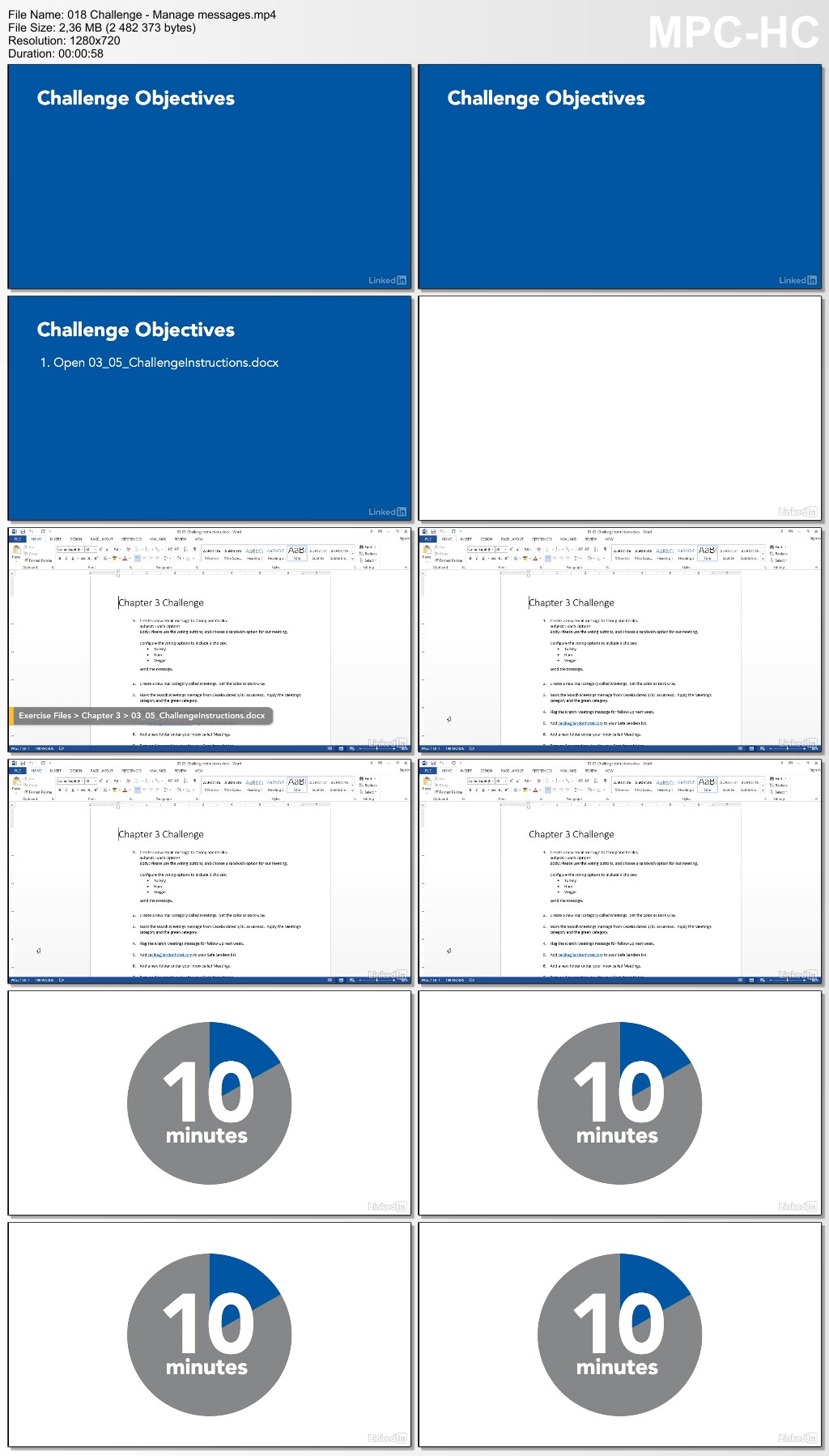 Lynda - Outlook 2013: Prepare for the Microsoft Office Specialist Certification Exam (77-423)