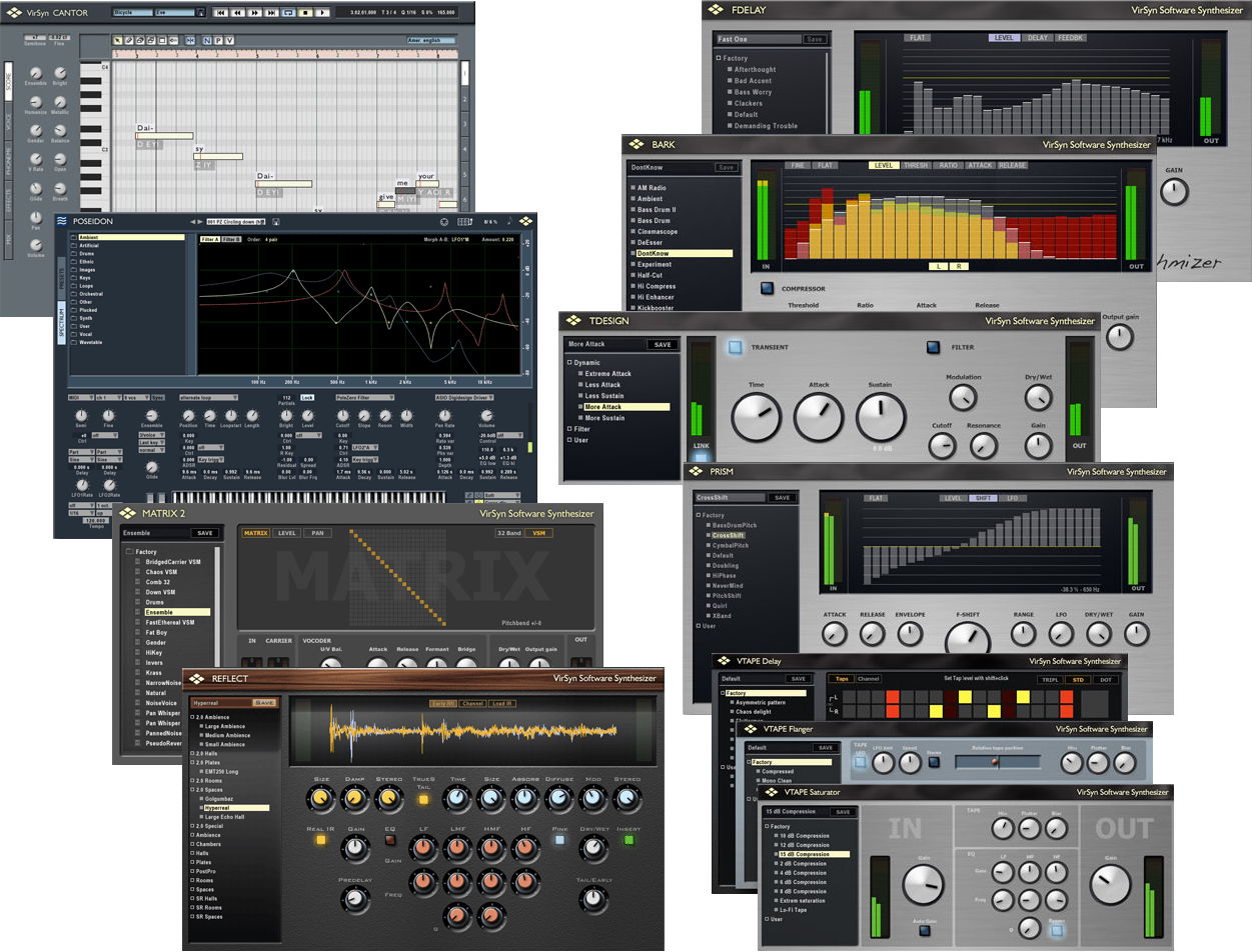 Virsyn Plug-ins Pack AU MacOSX