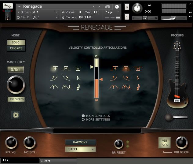 Indiginus Samples Renegade Electric Guitar KONTAKT