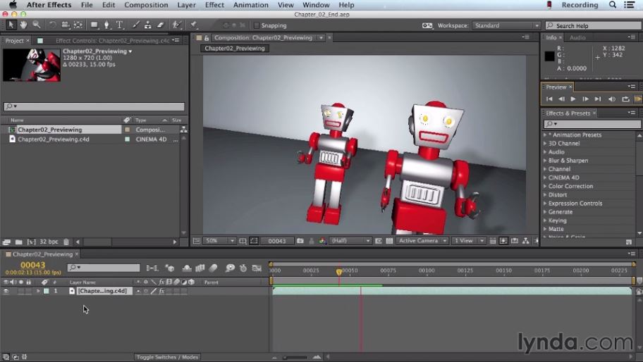 CINEMA 4D Lite for After Effects: Getting Started