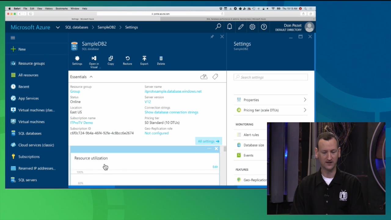 ITPRO.TV - Azure SQL: Relational Database-as-a-Service