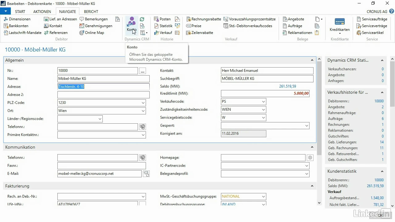 Microsoft Dynamics NAV 2016 – Grundlagen